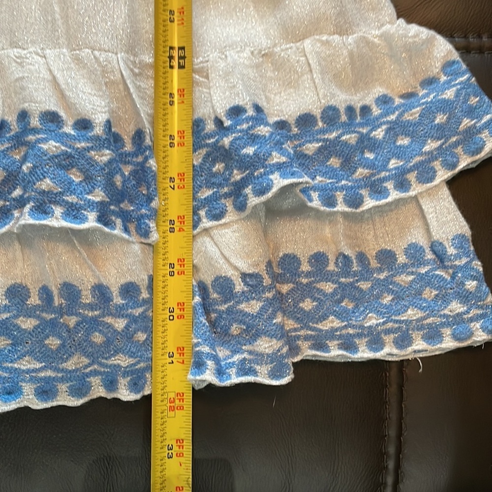 Embroidered STS Dress. Sail to Sable. Sparkle Demure Cottagecore Feminine XXS - Picture 9 of 9